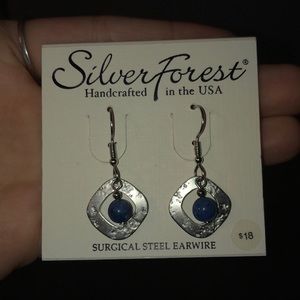 Silver forest Dangle Earrings
